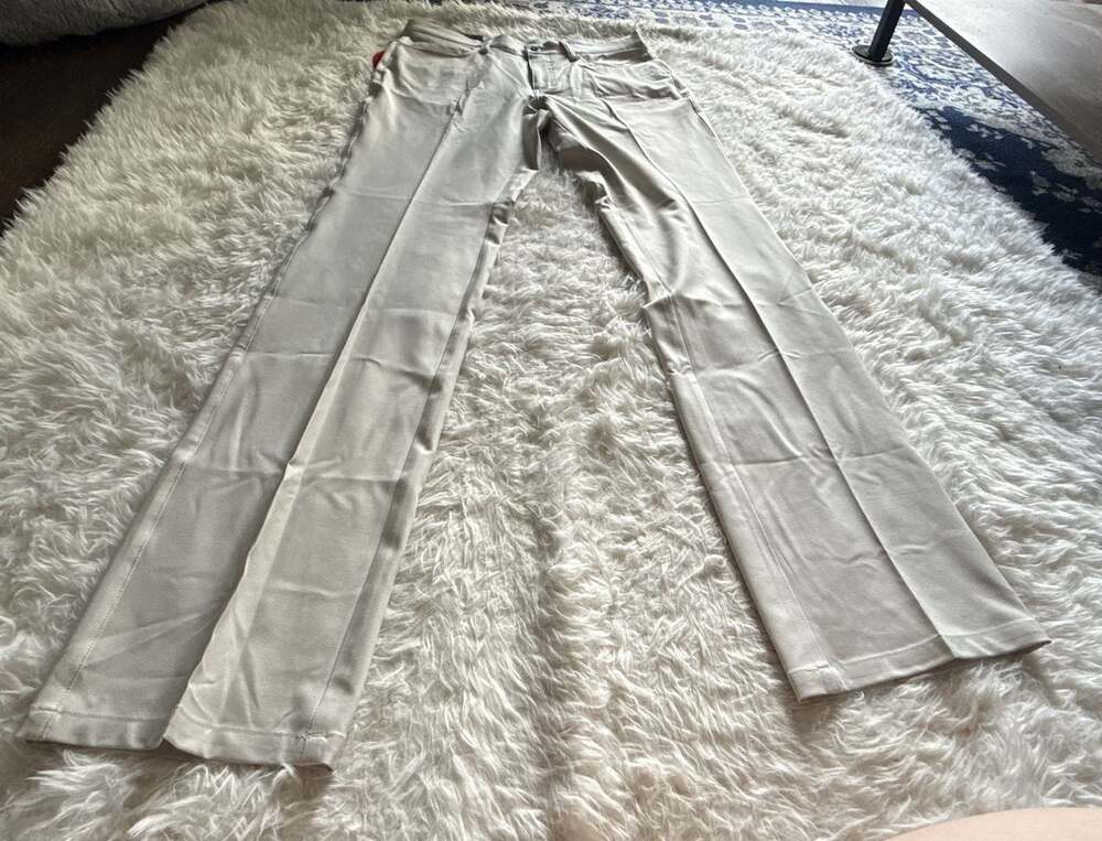 Greg Norman‎ ML75 Microlux Play Dry Performance Khaki Dress Pants 32x34